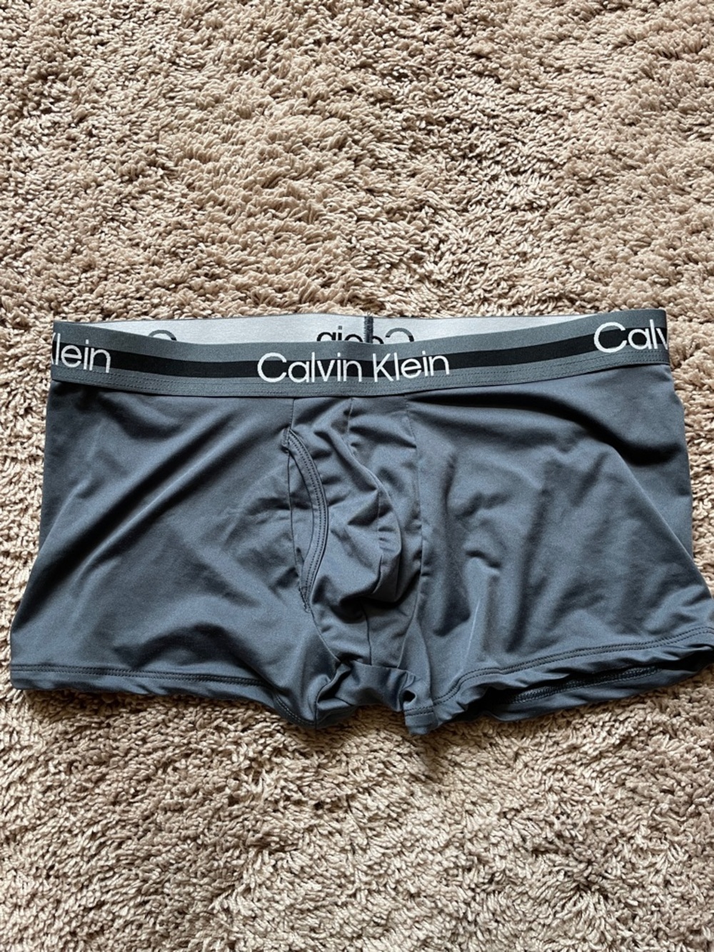 Gently worn gray Calvin Klein mesh boxer briefs size large